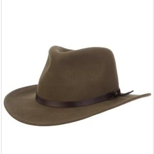 Scala Crushable Wool Fedora Size S